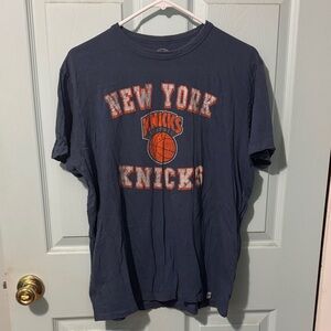 47 Brand New York Knicks Navy Tee